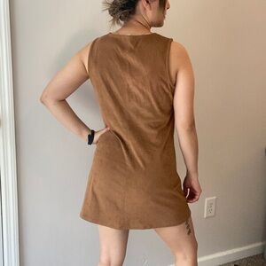 Brown Suede Dress Size Small
